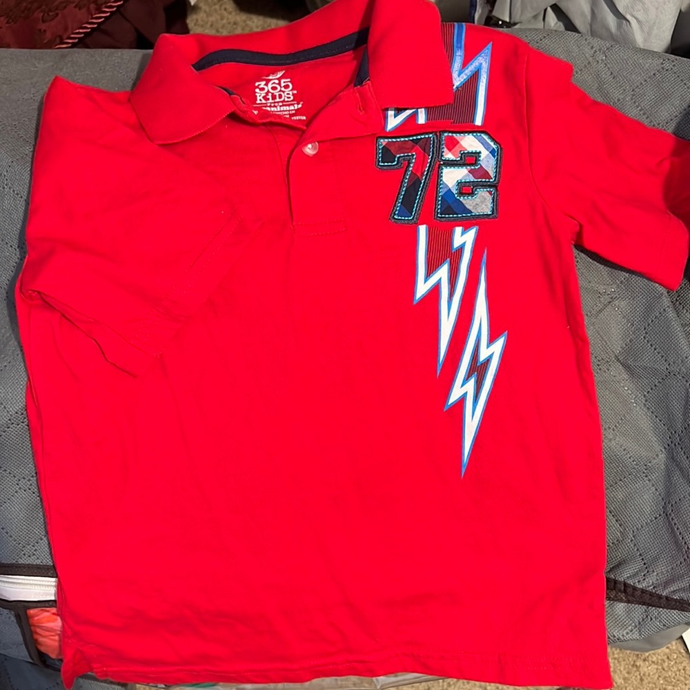 365 Kids size 6 short sleeve boys polo